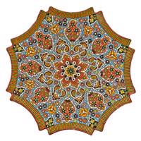 بشقاب سفالی و میناکاری سی دا سایز 30 کد KH03004