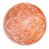 بشقاب سفالی پخش بهار مدل 003 طرح نقوش فرش