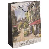 پاکت هدیه عمودی طرح نقاشی آبرنگ 2 Watercolor Painting Design 2 Vertical Gift Bag - Small Size