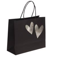 پاکت هدیه افقی طرح قلب 8 Heart Design 8 Horizontal Gift Bag