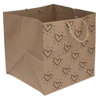 پاکت هدیه افقی طرح قلب 3 Heart Design 3 Horizontal Gift Bag