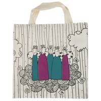 ساک خرید گوشه طرح توهمات فانتزی Gooshe Fantasy Illusions Shopping Bag