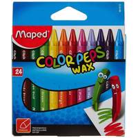 پاستل مومی مپد مدل کالرپپس - بسته 24 رنگ Maped Color Pepes Wax Pastel - Pack of 24