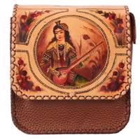 کیف دوشی گالری دیبا طرح قاجار کد 178020 Diba 178020 Shoulder Bag