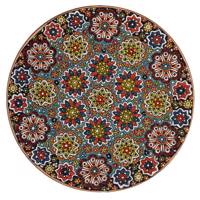 بشقاب سفالی و میناکاری سی دا سایز 30 کد KH03010