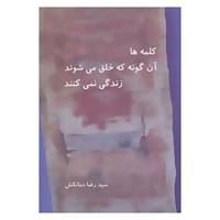 کتاب کلمه ها آن گونه که خلق می شوند زندگی نمی کنند اثر رضا دمانکش