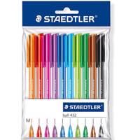 خودکار استدلر مدل 432 - بسته 10 عددی Staedtler 432 Pen - Pack of 10