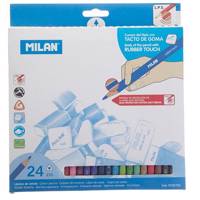 مداد رنگی 24 رنگ میلان مدل Rubber Touch - Milan Rubber Touch 24 Color Color Pencil