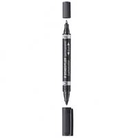 ماژیک علامت گذار استدلر سری Lumocolor مدل Permanent Duo 3448 کد 348 - Staedtler Permanent Duo 348 Lumocolor Series Marker