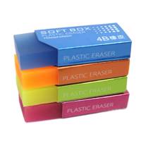 پاک کن مدل Soft Box بسته 4 عددی transparent eraser