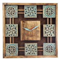 ساعت دیواری گالری آسوریک طرح مشبک کد 86013