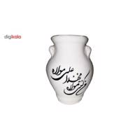 گلدان دیواری سفالی طرح مذهبی مدل Floral-c - Wall Pot Pottery