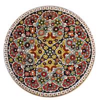 بشقاب سفالی و میناکاری سی دا سایز 20 کد KH02022