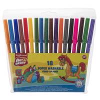 ماژیک رنگ آمیزی 18 رنگ اریک کراوزه مدل Super Washable ErichKrause Super Washable 18 Color Painting Marker