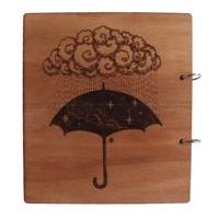 دفتر چوبی میزانس طرح umbrella