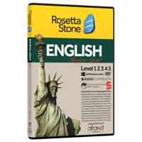 نرم افزار آموزش زبان انگلیسی رزتااستون لهجه آمریکایی نسخه 5 انتشارات نرم افزاری افرند Rosetta Stone Ver 5 American English Language Learning Afrand Software