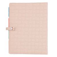 دفتر کلاسوری دوکادفتر طرح چرم مدل 2016-607 DokaDaftar Leather 607-2016 Binder Notebook