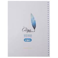 کاغذ کلاسور کلیپس طرح پر بسته 100 عددی Clips Feather Punched Paper Pack of 100