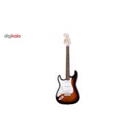 گیتار الکتریک چپ دست فندر مدل Affinity Strattocaster Rosewood FingerBoard Brown Sunburst Left-Handed Fender Affinity Strattocaster Rosewood FingerBoard Brown Sunburst Left-Handed Electric Guitar