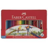 مداد آبرنگی 48 رنگ فابر-کاستل مدل Sketch Faber-Castell 48 Sketch Watercolor Pencils