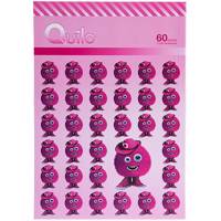 دفتر مشق کوییلو طرح هیولای صورتی بانمک 60 برگ Quilo Cute Pink Monster Homework Notebook 60 Sheets