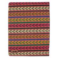 دفتر کلاسوری دوکادفتر طرح پارچه جاجیم مدل 1006-612 - DokaDaftar Jajim Fabric 612-1006 Binder Notebook