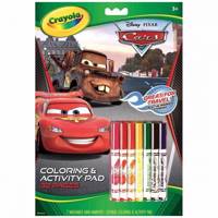 بسته رنگ آمیزی کرایولا سری Coloring And Activity Pad مدل Cars Crayola Coloring And Activity Pad Cars