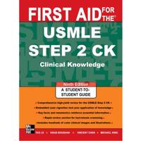 کتاب آزمون پزشکی آمریکا First Aid for the USMLE Step 2 CK First Aid for the USMLE Step 2 CK 9th Edition Book