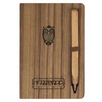 دفتر یادداشت مدل 1 Happiness سایز 9.5 × 14 سانتی متر به همراه خودکار Happiness 1 Notebook Size 14 in 9.5cm with Pen