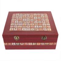 جعبه چرمی طهرانی طرح 1 کد 191006 Tehrani 191006 Box Leather