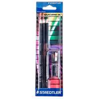 بسته لوازم التحریر استدلر ووپکس HB Staedtler Wopex HB Stationery Bundle