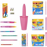 ست 26 تکه لوازم التحریر بیک مدل 03 Girl School Bic Girl School 03 Stationery Set 26 pcs