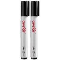 ماژیک وایت برد اونر مدل Black 790 - بسته 2 عددی Owner Black 790 Whiteboard Marker - Pack of 2