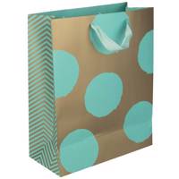 پاکت هدیه عمودی طرح خالدار 3 - سایز بزرگ Dotted Design 3 Vertical Gift Bag - Large Size