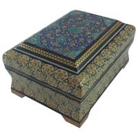 جعبه جواهرات خاتم کاری صفار مدل 3024