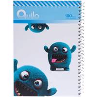 دفتر مشق کوییلو طرح هیولای خزدار 100 برگ Quilo Cute Furry Monster Homework Notebook 100 Sheets