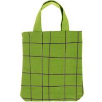 ساک خرید گوشه طرح چهارخانه Gooshe Checked Shopping Bag