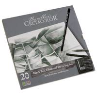 ست طراحی مشکی کرتاکالر مدل 40030 Cretacolor 40030 Black Box Charcoal Drawing Set