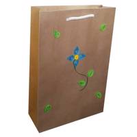 پاکت هدیه عمودی طرح گل ملیله MRK5 - Small Vertical Gift Bag Malile MRK5