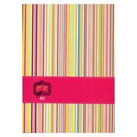 دفتر 80 برگ افرا طرح 11 جلد شومیز Afra 80 Sheets Design 11 Soft Cover Notebook