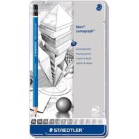 مداد طراحی استدلر مدل Mars Lumograph 100 G12 بسته 12 عددی Staedtler Mars Lumograph 100 G12 Pencil