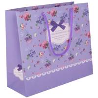 پاکت هدیه افقی طرح گل یاس Jasmine Horizontal Gift Bag