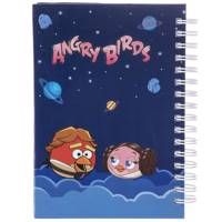 دفتر یادداشت آوای تحریر مدل Angry Bird-A8 Avayetahrir Angry Bird-A8 Notebook