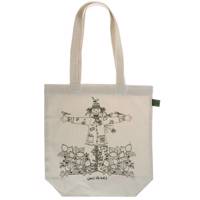 ساک خرید مانیز طرح مترسک مهربان Maniz Kind Scarecrow Design Shopping Bag