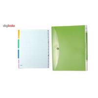 دفتر کلاسوری زینکو به همراه سه بسته کاغذ ناکی کد MT12-6 - Zinco MT12-5 Ring Binder Notebook And 3 packets of paper