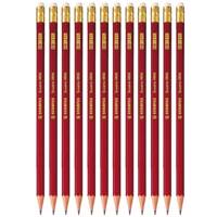 مداد مشکی استابیلو مدل Swano 4906 بسته 12 عددی Stabilo Swano 4906 Black Pencil Pack of 12