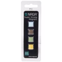 گیره آهنربایی ناگا مدل Coated Steel – بسته 4 عددی Naga Coated Steel Design 2 Magnets - Pack of 4