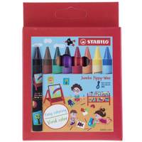 مداد شمعی 8 رنگ استابیلو مدل Jumbo Yippy-Wax Stabilo Jumbo Yippy-Wax 8 Color Crayon