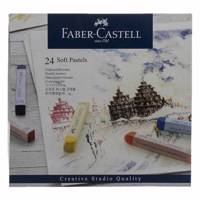 پاستل گچی 24 رنگ فابر کاستل سری Creative Studio مدل Studio Quality Faber-Castell Studio Quality Creative Studio Series 24 Color Pastel Crayon