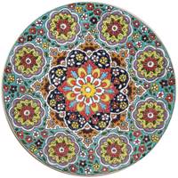 بشقاب سفالی و میناکاری سی دا سایز 20 کد KR02002